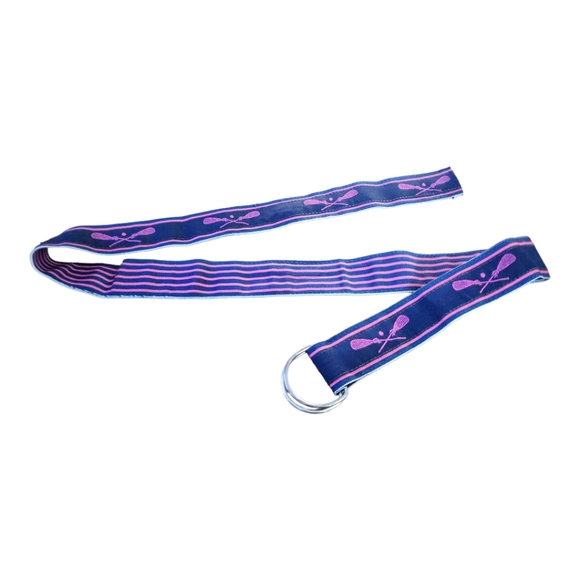 Chalk Talk Sports LaCrosse Reversible Ribbon Belt M/L - Picture 1 of 6